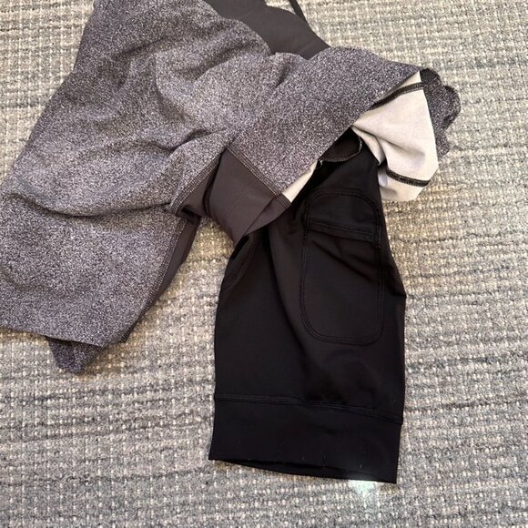 Lululemon T.H.E. Shorts - Luxtreme Liner 9" Pinweave Alpine White Black Sz S - Picture 9 of 11